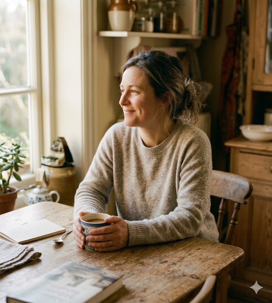 Person at home feeling relieved about their medical bill